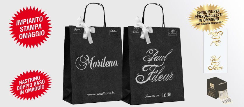 Shopper personalizzate KRAFT NERA